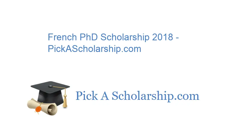 phd in french with scholarship