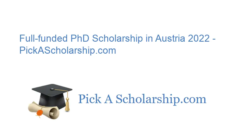 phd scholarship austria