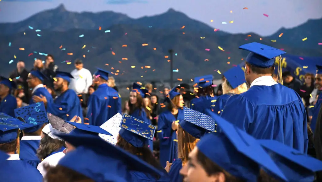 Students graduating