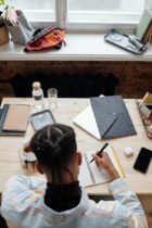 College Student Writing