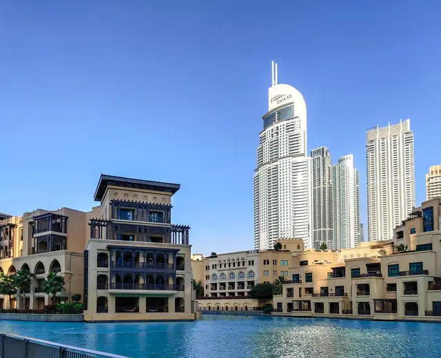 building near water