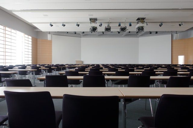 Interior of a classroom