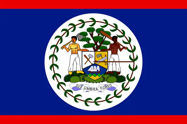 belize flag