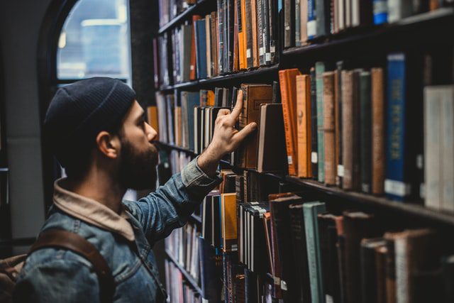 Study in a library