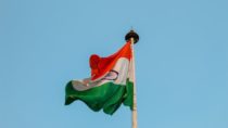 pexels-Indian flag blown by wind