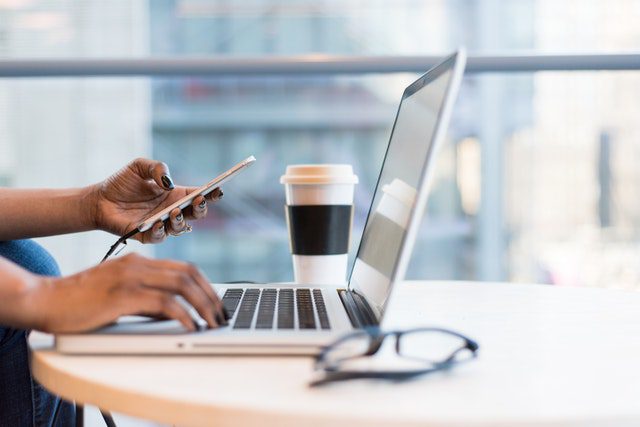 pexels - Laptop on table