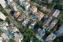 Pexels - Aerial modern residential buildings in city district