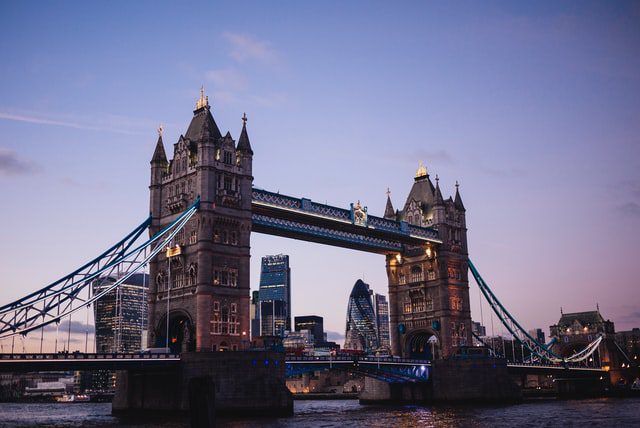 Twin bridge in United Kingdom