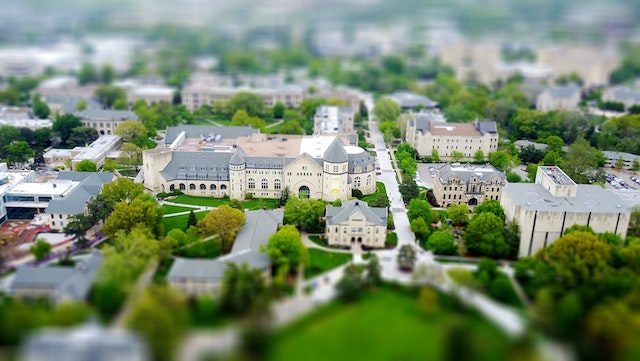 Pexels - Aerial photo of white and gray buildings