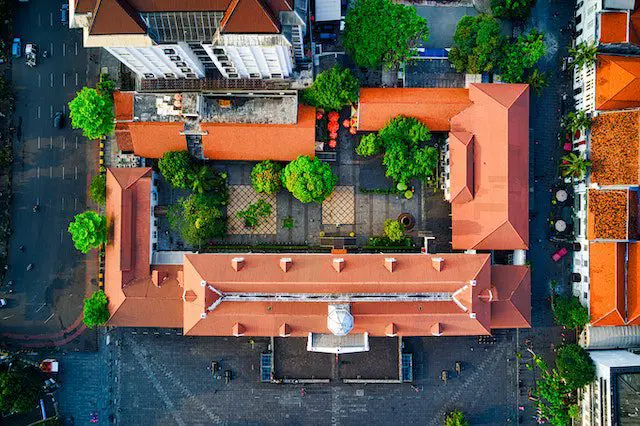 Aerial-view-of-orange-roofed-house