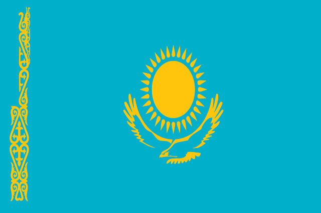 Kazakhstan flag