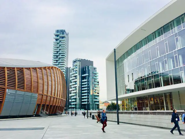 Unsplash - A glass building