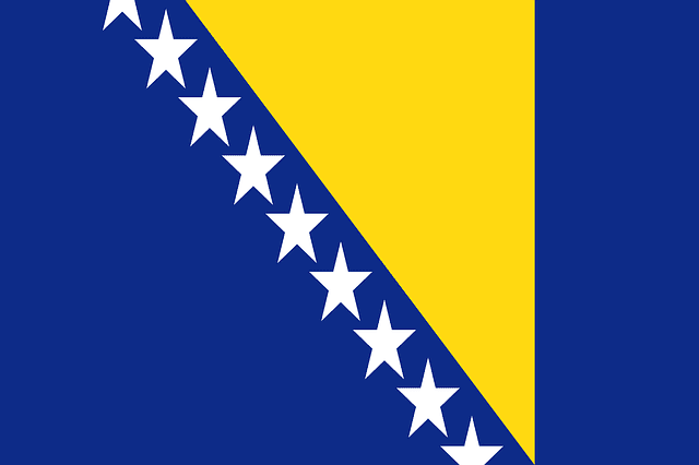 Bosnia And Herzegovina flag