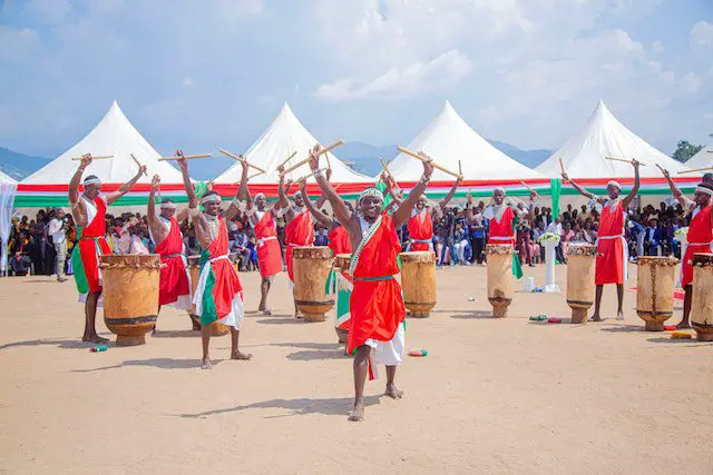 Performance of Colorful Royal Drummers of Burundi