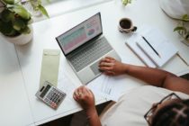 Unsplash - A laptop on a table