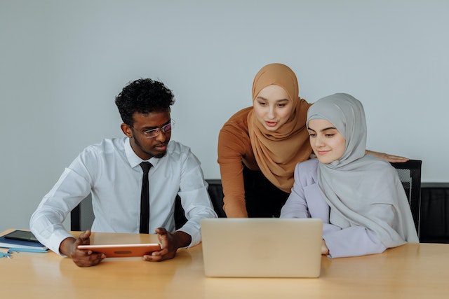 Group of People Having a Discussion