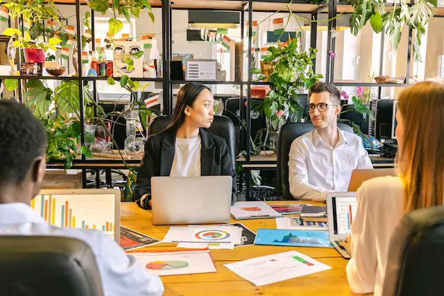 Pexels- Office Team Having a Meeting at the Table