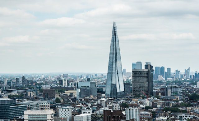 Unsplash - A wide view of an urban city with skyscraper