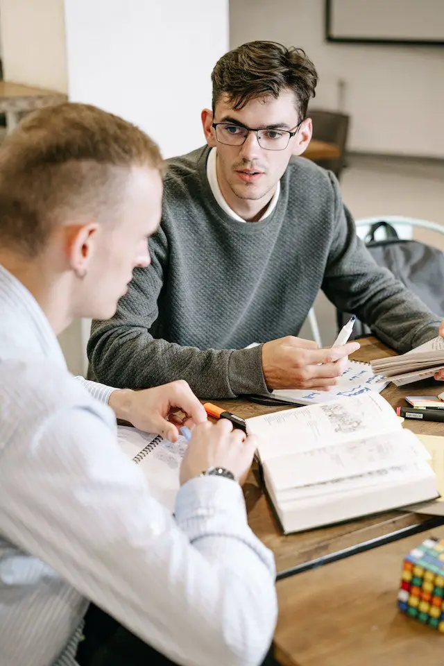 college students studying