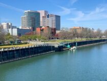 Tom McCall Water Front Park, Downtown Portland, Oregon.