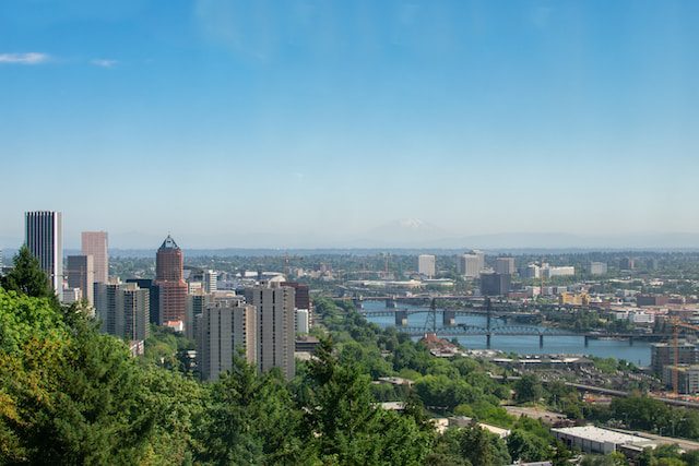 Unsplash - An Aerial view of a city from mountain side