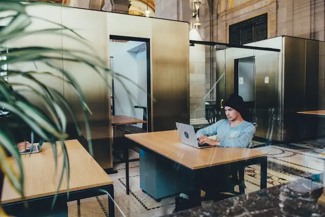 Unsplash - Desks in an open office space