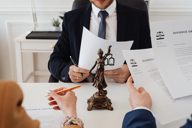 Lawyers Looking at Papers