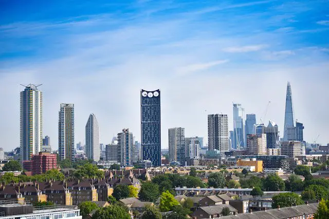 Unsplash - An aerial view of a large city