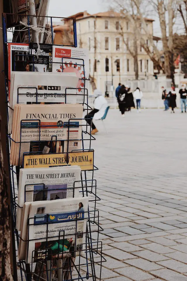 Unplash- Newstand Journal Near the University