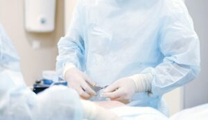 Male Doctor in Blue Scrub Suit