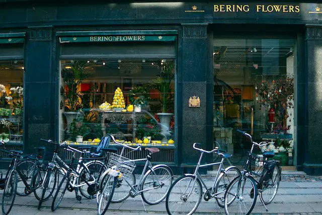 https://www.pexels.com/photo/several-assorted-color-bikes-parked-in-front-of-bering-flowers-facade-1539966/