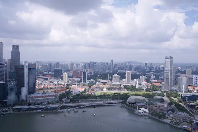 Bird's Eye View of Building