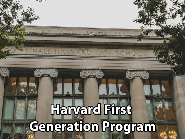 Harvard First Generation Program