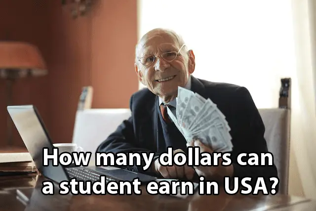 How many dollars can a student earn in USA