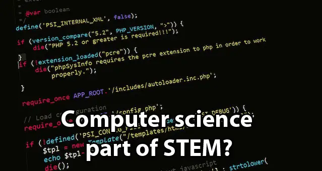computer science part of STEM