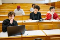 College Students Studying Inside a Classroom