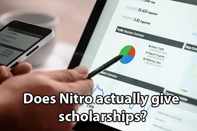 Does Nitro actually give scholarships