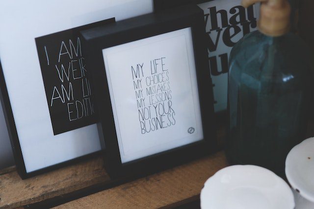 lifestyle phrases in frames