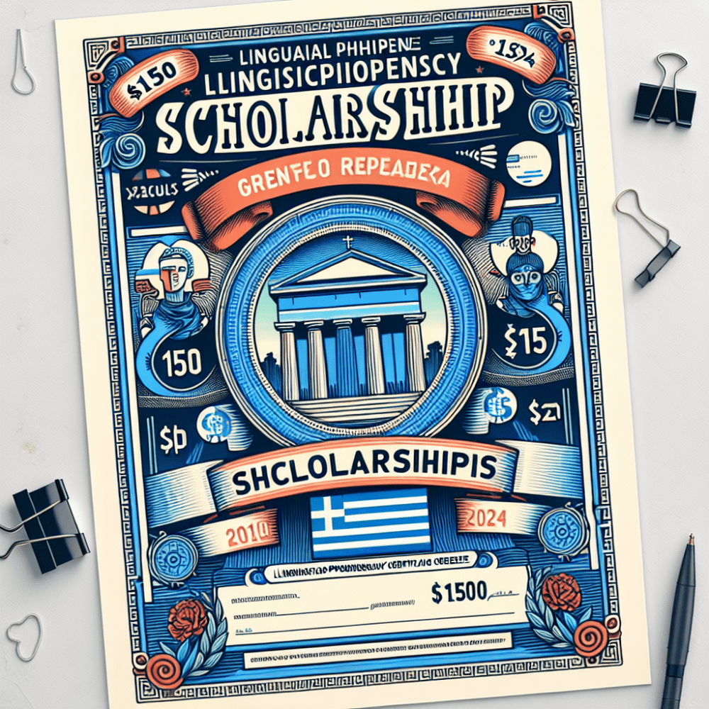 $150 Linguistic Proficiency scholarship Greece ,2024