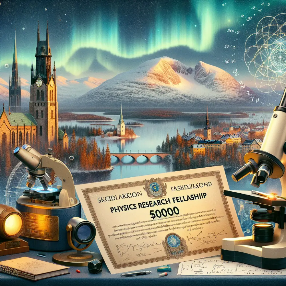 $50000 Physics Research Fellowship Sweden 2024