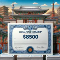$8500 Global Peace Scholarship South Korea 2024