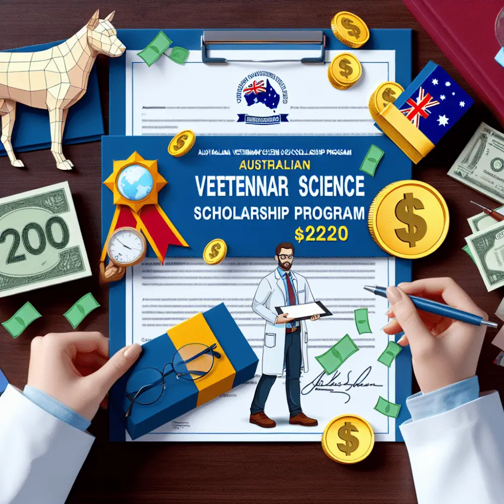 Australian Veterinary Science scholarship program 2024,$2000