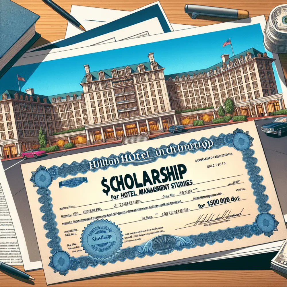 Hilton USA hotel management scholarship for the amount of15000/year24.