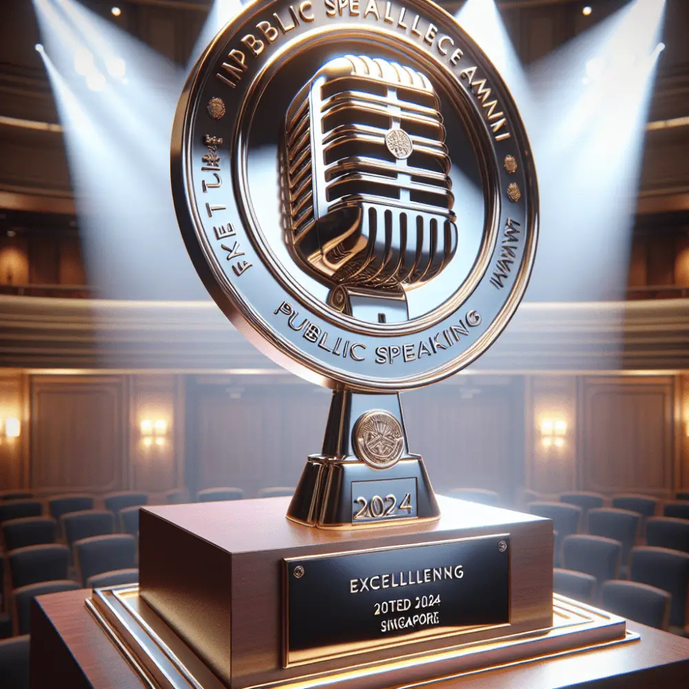 Public Speaking Excellence Award