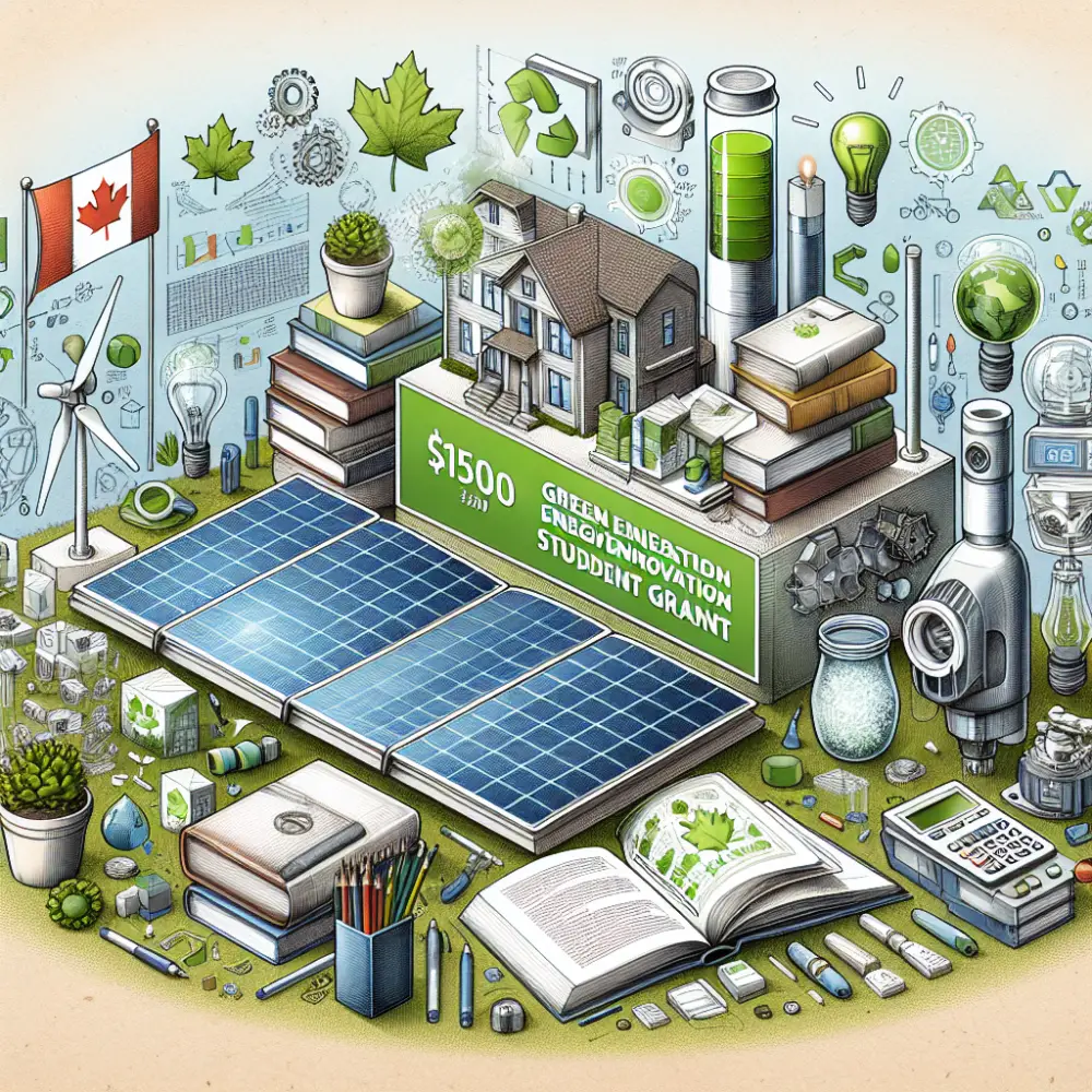 $1500 Green Energy Innovation Student Grant, Canada 2024