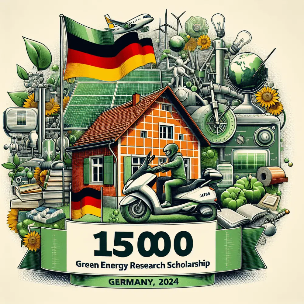 15000 Green Energy Research Scholarship, Germany 2024