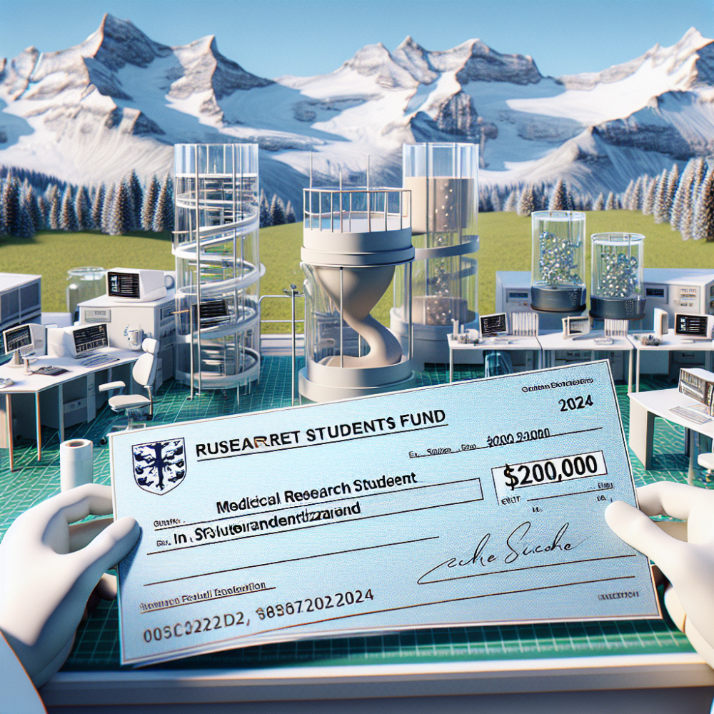 $200000 Medical Research Student Fund in Switzerland, 2024
