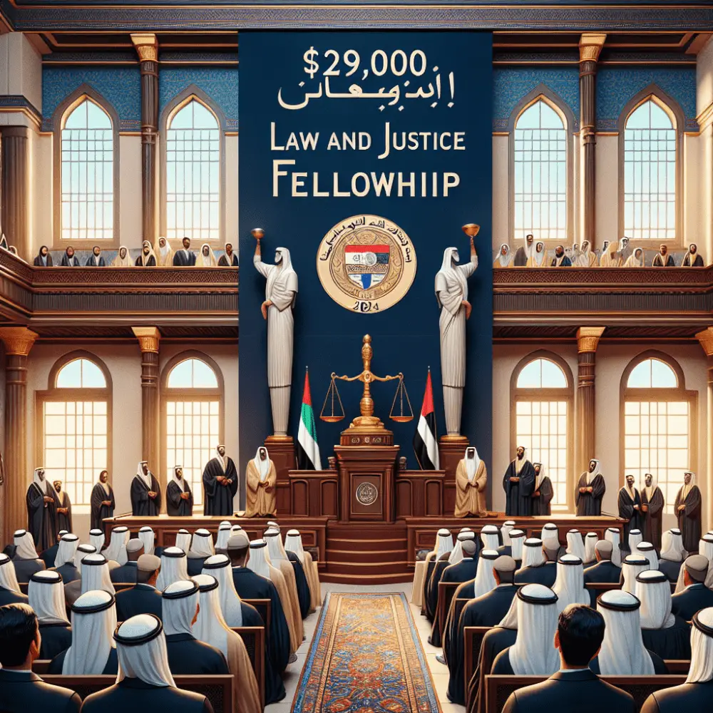 $29,000 Law and Justice Fellowship in the UAE, 2024