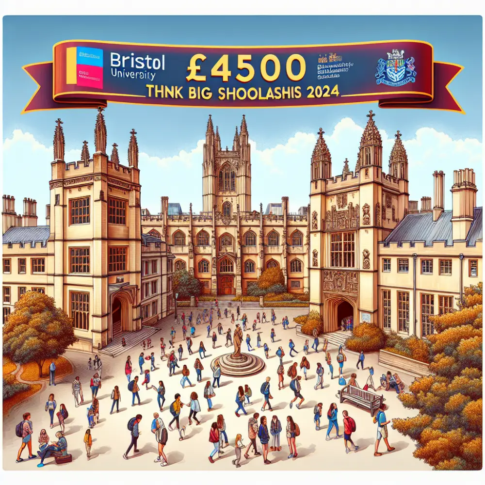 £4500 Bristol University Think Big Scholarships UK 2024