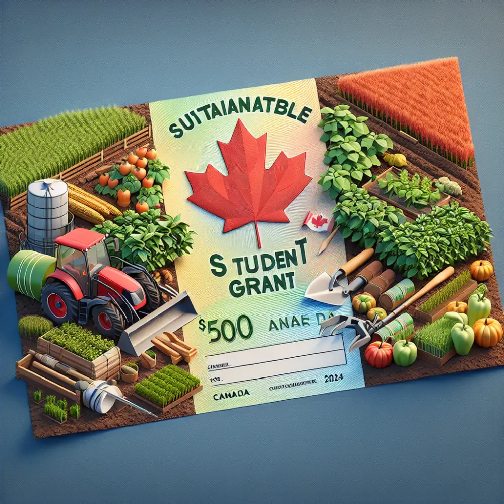 $500 Sustainable Agriculture Student Grant, Canada 2024